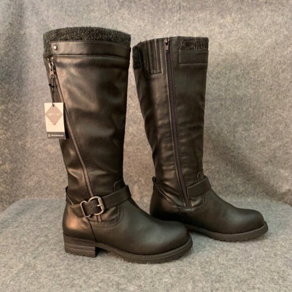 Call It Spring Women’s 3M Thinsulate Water Resistant Knee High Winter Boots - Picture 1 of 12